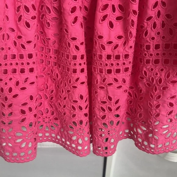 RHODE Mika eyelet blouse pink XS - Picture 8 of 14